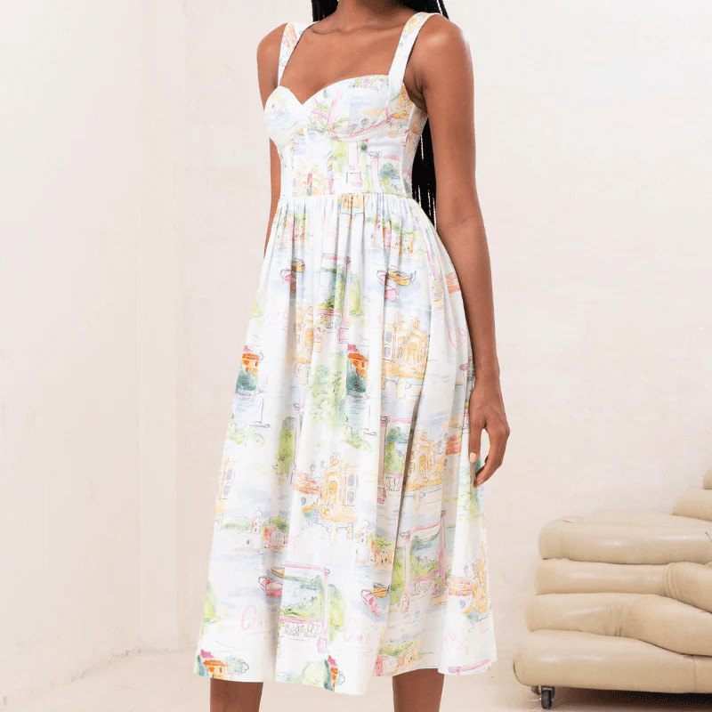 BRIGETTE LINEN DRESS | Yumi Kim