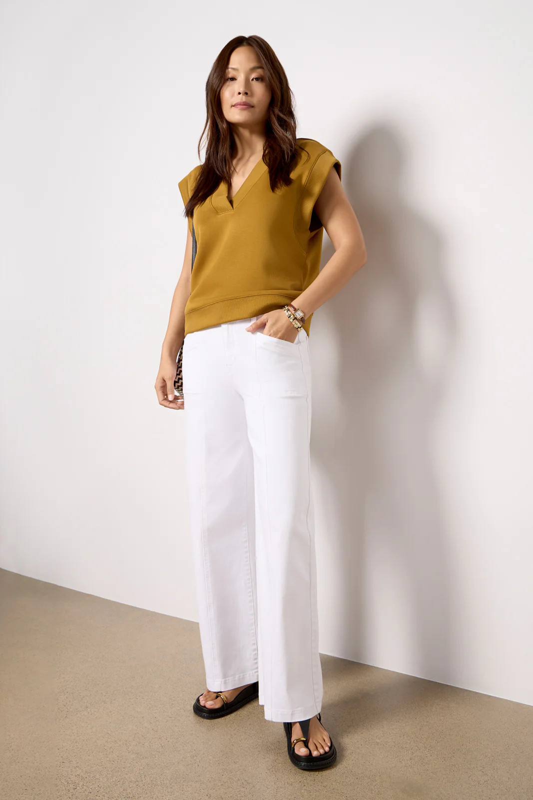 Ever Wide Leg with Seam Detail | Evereve