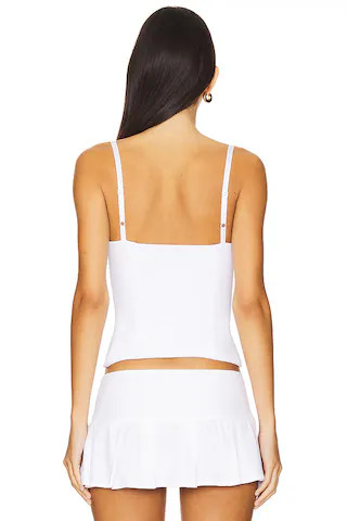 Caity Corset in White | Revolve Clothing (Global)