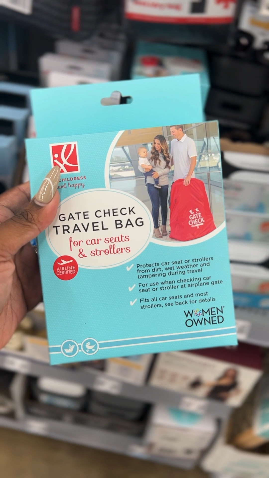 The perfect travel hack to keeping your strollers and car seats as clean as possible while traveling. Super easy to pack up at the gate and check in.

#LTKKids #LTKmomlife #LTKTravel