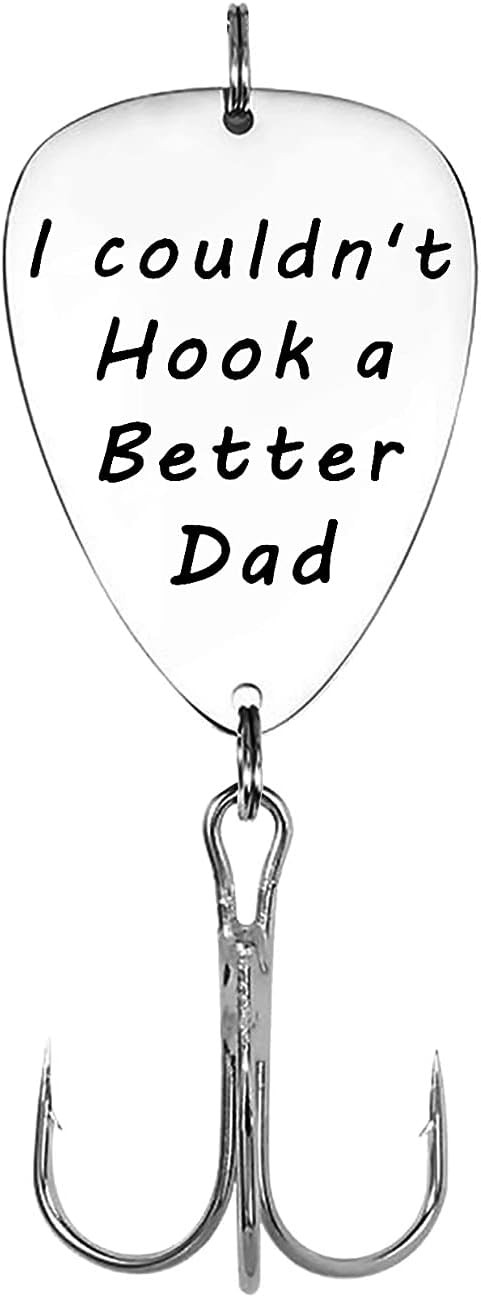 Dad Gifts Fathers Day Present I Couldn't Hook a Better Dad Fishing Lure Gifts Christmas Birthday ... | Amazon (US)