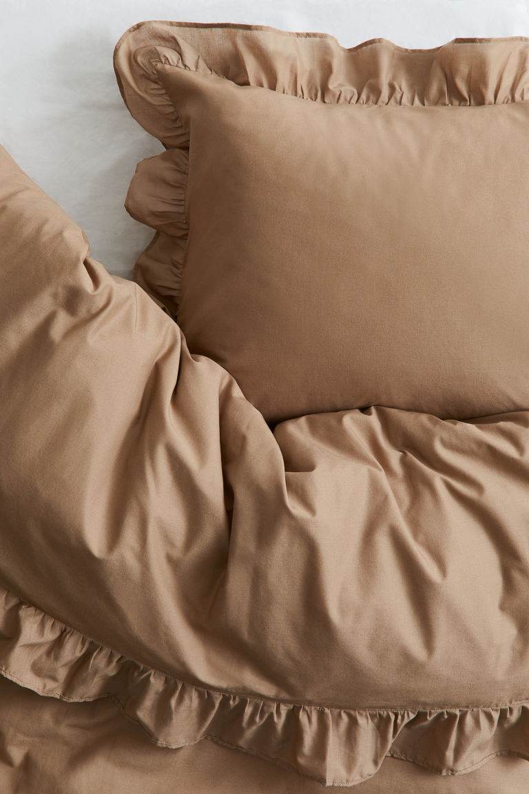 Flounced Single Duvet Cover Set | H&M (US + CA)