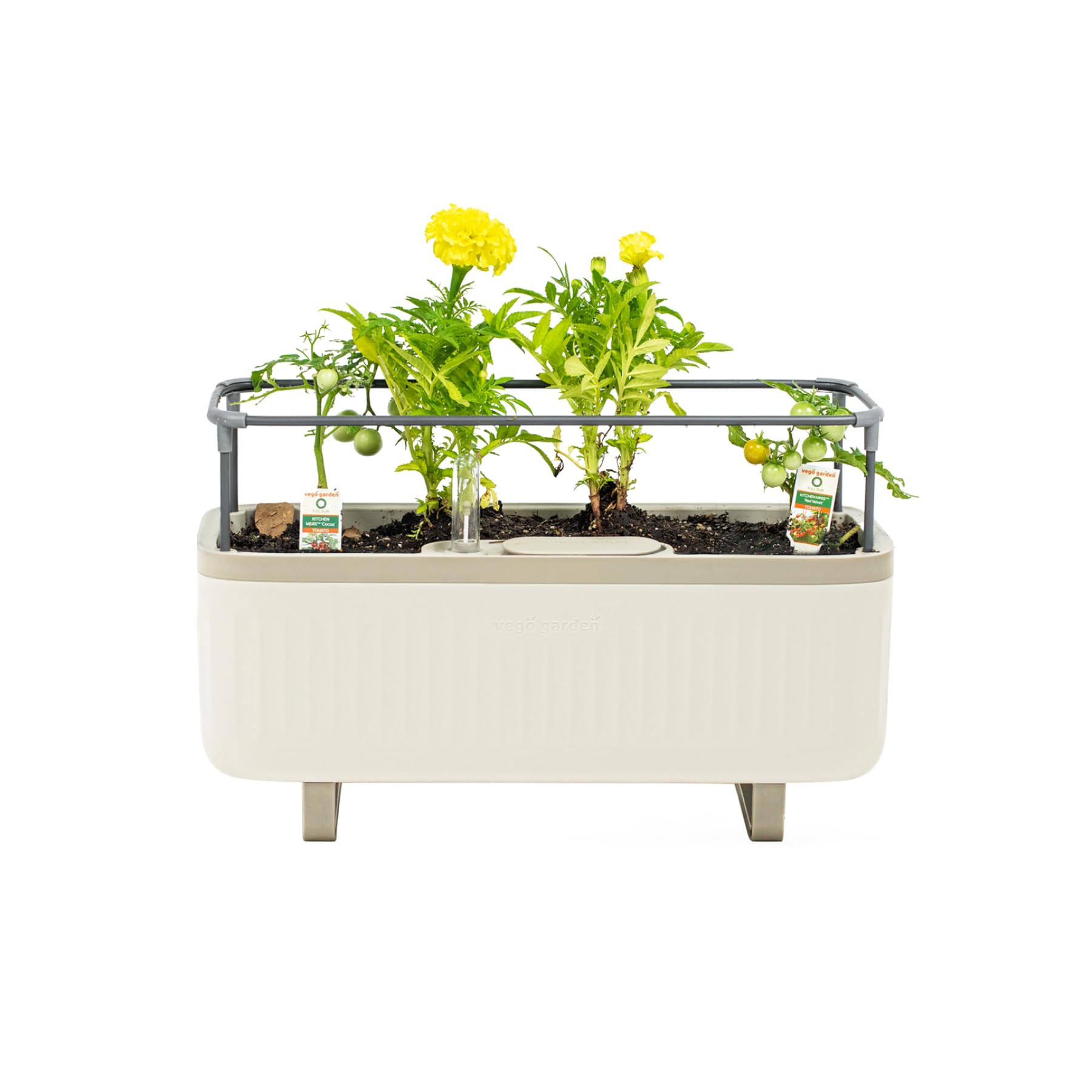 Vego garden Herb Planter Indoor Box with Trellis Self-Watering Raised Garden Bed for Climbing Veg... | Amazon (US)