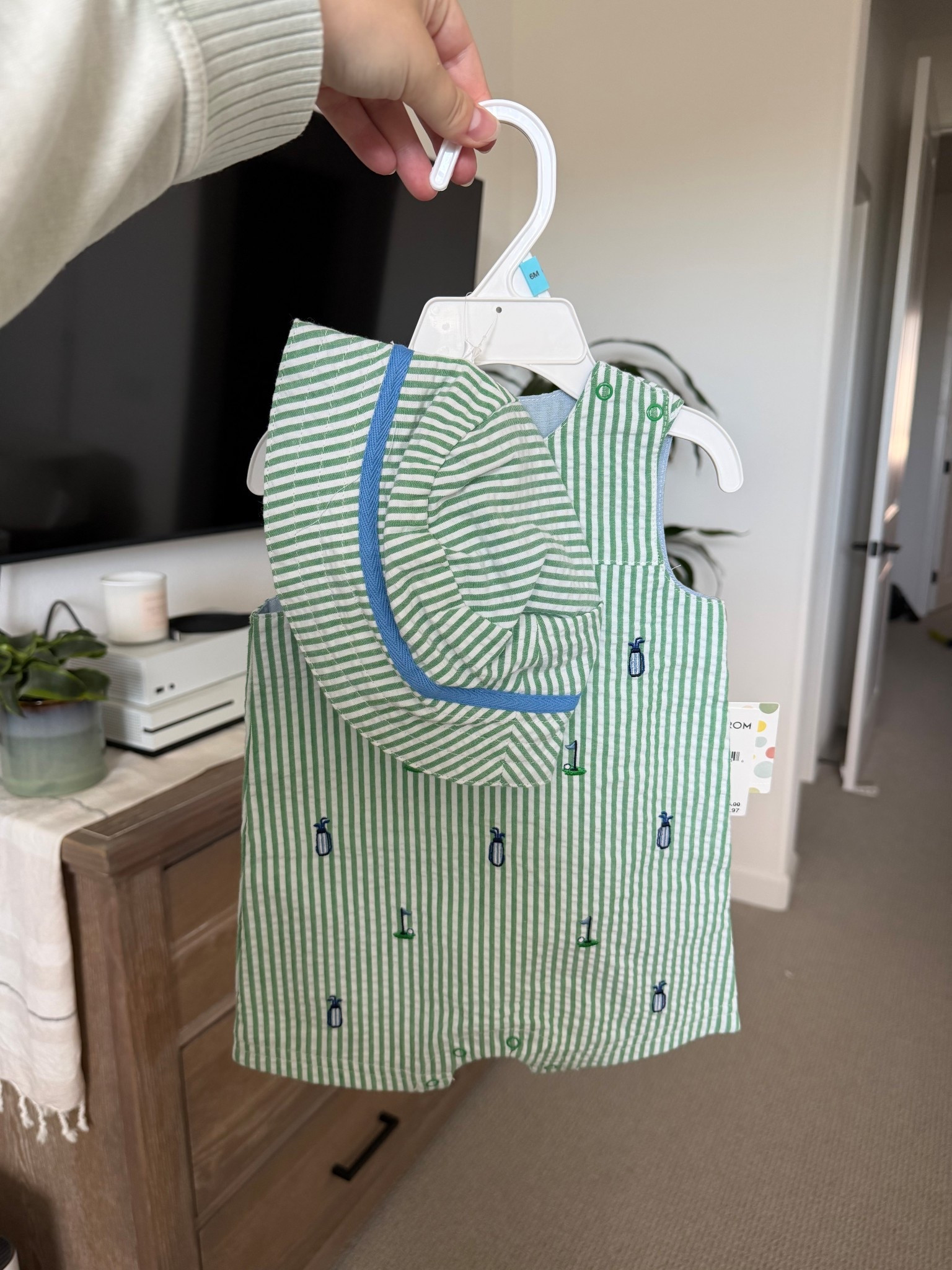 I can’t be trusted in Nordstrom Rack alone 😅 I found the cutest little seersucker shorts set for summer and it comes with the matching hat, which is honestly just to die for. It’s one of those outfits that makes your baby look like a tiny little vacationer and I couldn’t leave without it. This one is sold out but I found some other cute options!! 

baby boy summer outfit, seersucker baby outfit, baby shorts set, baby matching set, baby sun hat, baby hat set, baby boy outfit, newborn outfit, infant outfit, summer baby clothes, baby summer essentials, baby vacation outfit, cute baby clothes, Nordstrom Rack baby finds, Nordstrom Rack, baby outfit ideas, first time mom, baby essentials

#LTKBaby #LTKmomlife