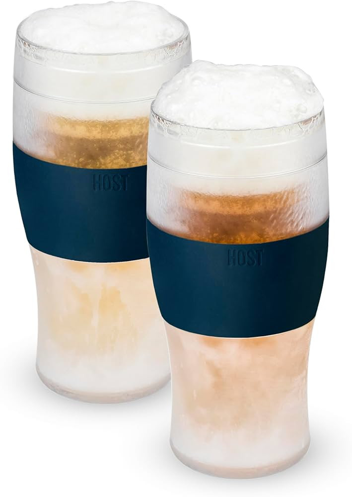 Host Freeze, Frozen Mugs, Freezable Pint Set, Beer Keep Your Drinks Cold, Double Walled Insulated... | Amazon (US)