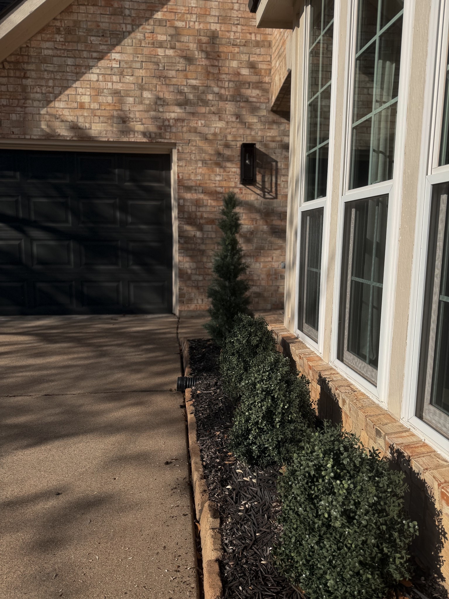 “Planted” our Amazon faux boxwood plants and they’re so good! Also pictured is my faux Walmart cedar tree 🤭

#LTKSeasonal #LTKHome