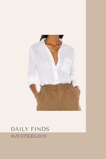 revolve find // rails button shirt under $200 

#LTKSeasonal #LTKFind #LTKstyletip