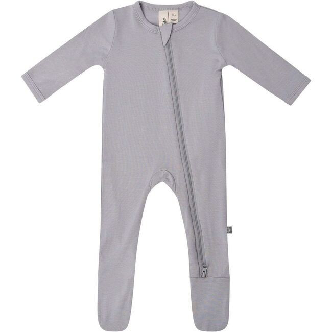 Kyte Baby | Zippered Footie, Storm (Black, Size Newborn) | Silky, Lightweight Bamboo | Maisonette | Maisonette