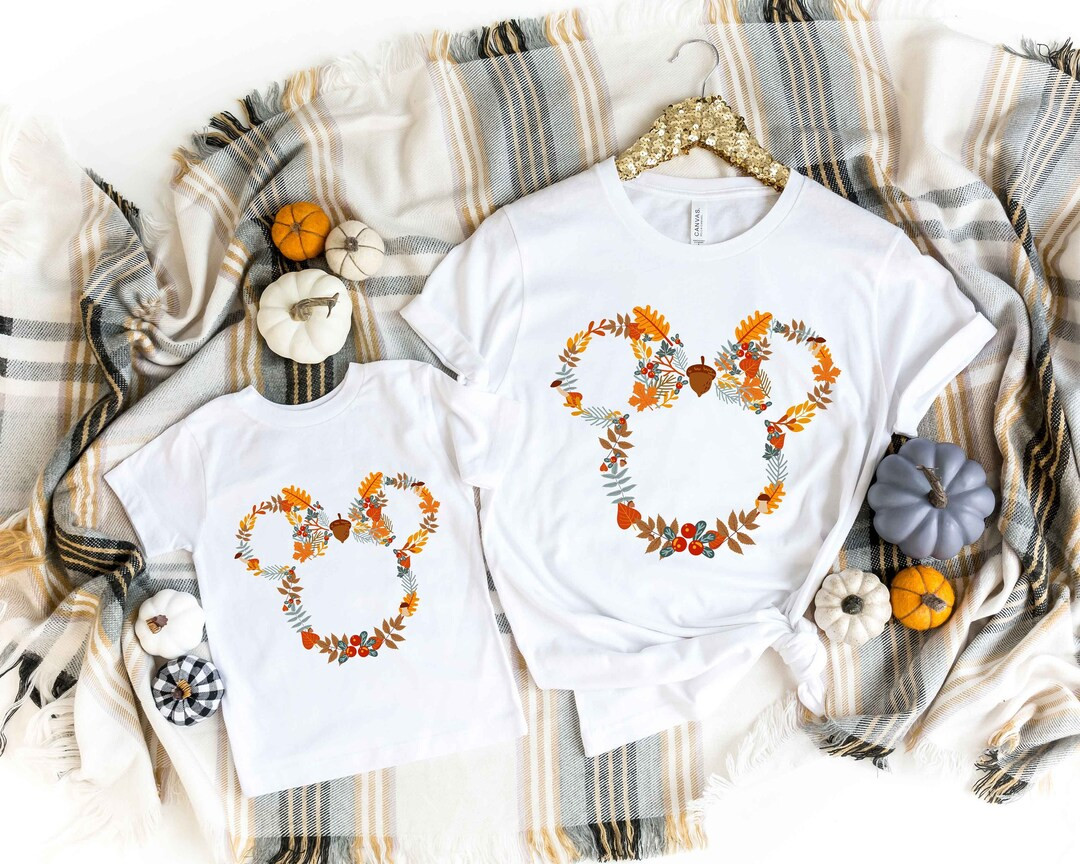 Cute Fall Disney Minnie Shirt Fall Vibes Shirt Fall Disney - Etsy | Etsy (US)