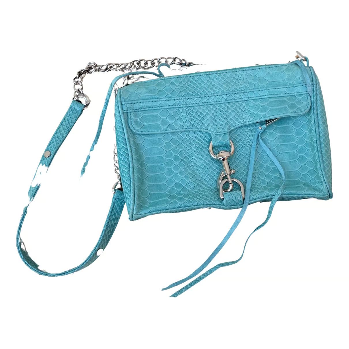 Leather handbag Rebecca Minkoff Blue in Leather - 27782308 | Vestiaire Collective (Global)