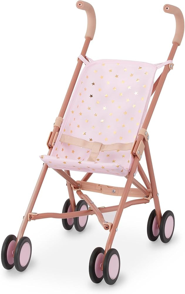 LullaBaby – Doll Stroller – Foldable Frame – Star-Print Design – Baby Doll Accessories ... | Amazon (US)