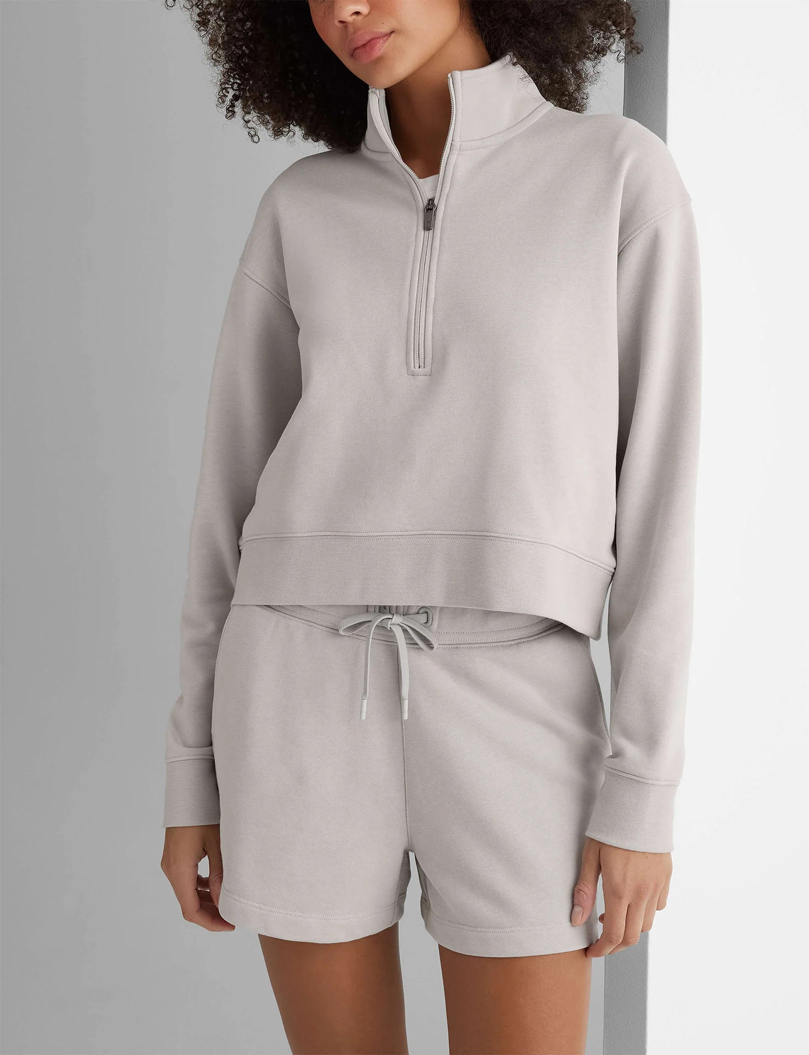 Women's French Terry Half-Zip Sweatshirt | Tommy John