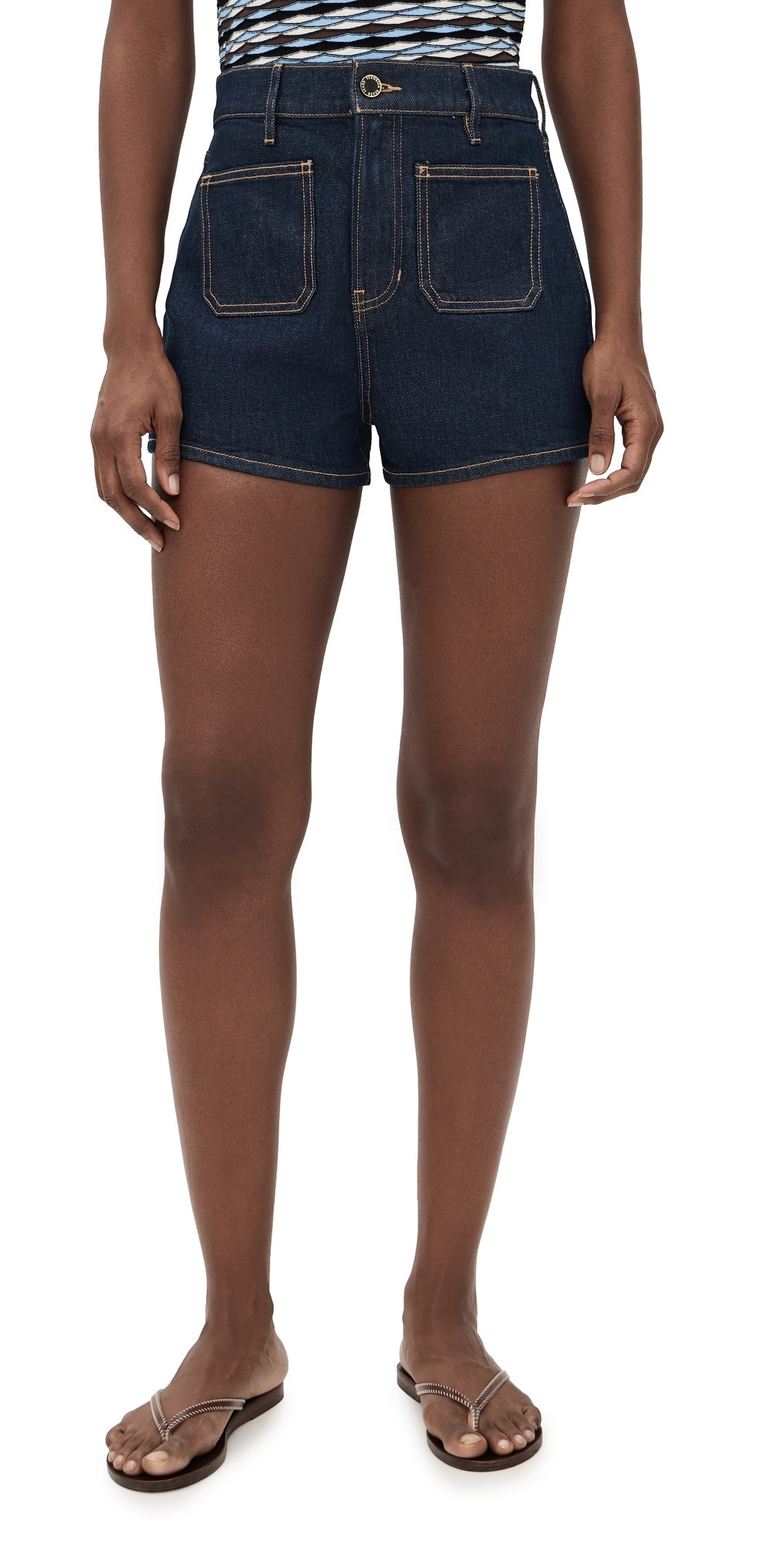 Veronica Beard Jean Elijah Shorts Indigo Rinse 27 | Shopbop