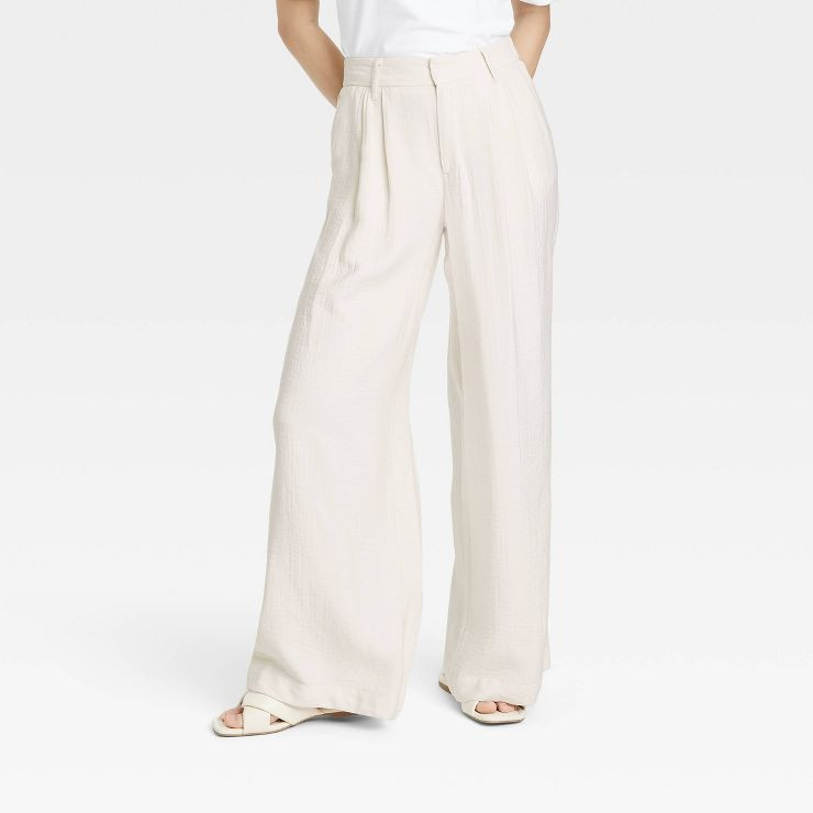 Women's High-Rise Wide Leg Pants - A New Day™ | Target