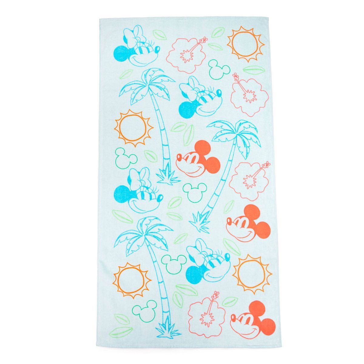 Mickey and Minnie Standard Beach Towel - Mickey Mouse & Friends | Target