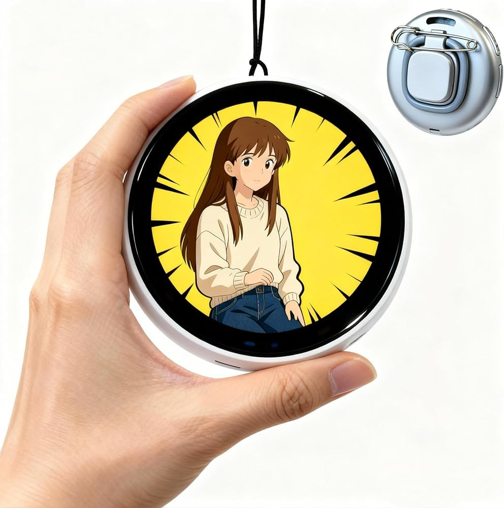 Chamii Ani-Pin: Digital LED Display Badge & Digital Pin with Touch Screen, Customizable Anime Sty... | Amazon (US)