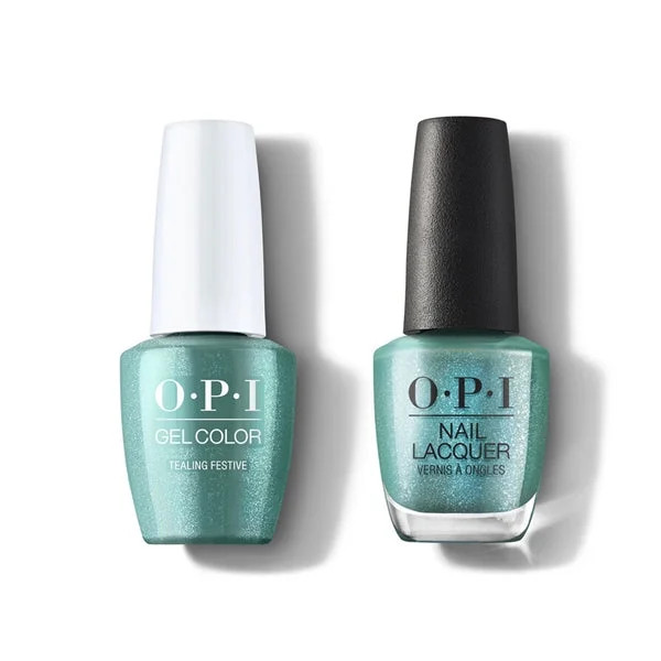 OPI Nail GelColor + Matching Polish Jewel Be Bold - Tealing Festive - GC P03 | Walmart (US)