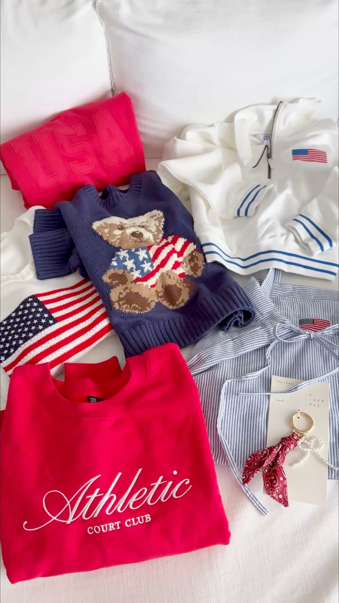 Target style, target Fourth of July outfit, target flag sweater, target lobster sweater, target outfit, target must haves, Red white and blue, patriotic outfit, Americana, coastal outfit, east coast summer 



#LTKFindsUnder100 #LTKFindsUnder50 #LTKSwim
