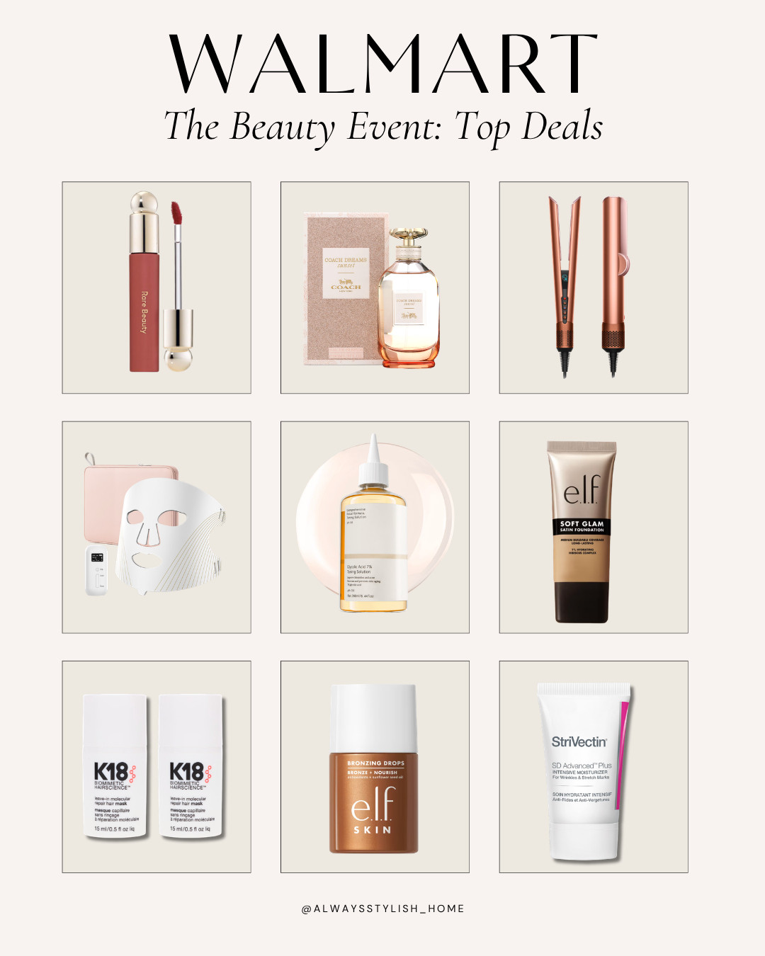 Walmart Beauty Event deals are HERE! 💄Sharing some of the best Walmart beauty deals to shop right now, including affordable makeup, skincare, haircare, beauty tools + everyday beauty favorites for less. 🤎 Walmart Beauty Event, Walmart beauty deals, Walmart beauty finds, affordable beauty, drugstore beauty favorites, makeup deals, skincare deals, haircare deals, beauty products on sale, Walmart beauty must haves, budget friendly beauty, viral beauty products, LTK beauty finds 

 #LTKSeasonal #LTKSaleAlert #LTKBeauty