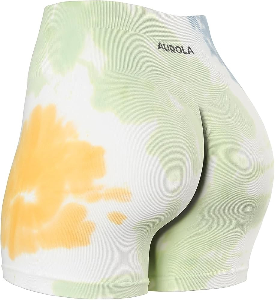 AUROLA Power Scrunch Butt Workout Shorts for Women Seamless Gym Shorts High Waist Tummy Control Y... | Amazon (US)