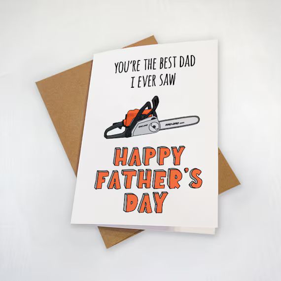 Best Dad Ever Father's Day Card Funny Father's Day | Etsy | Etsy (US)