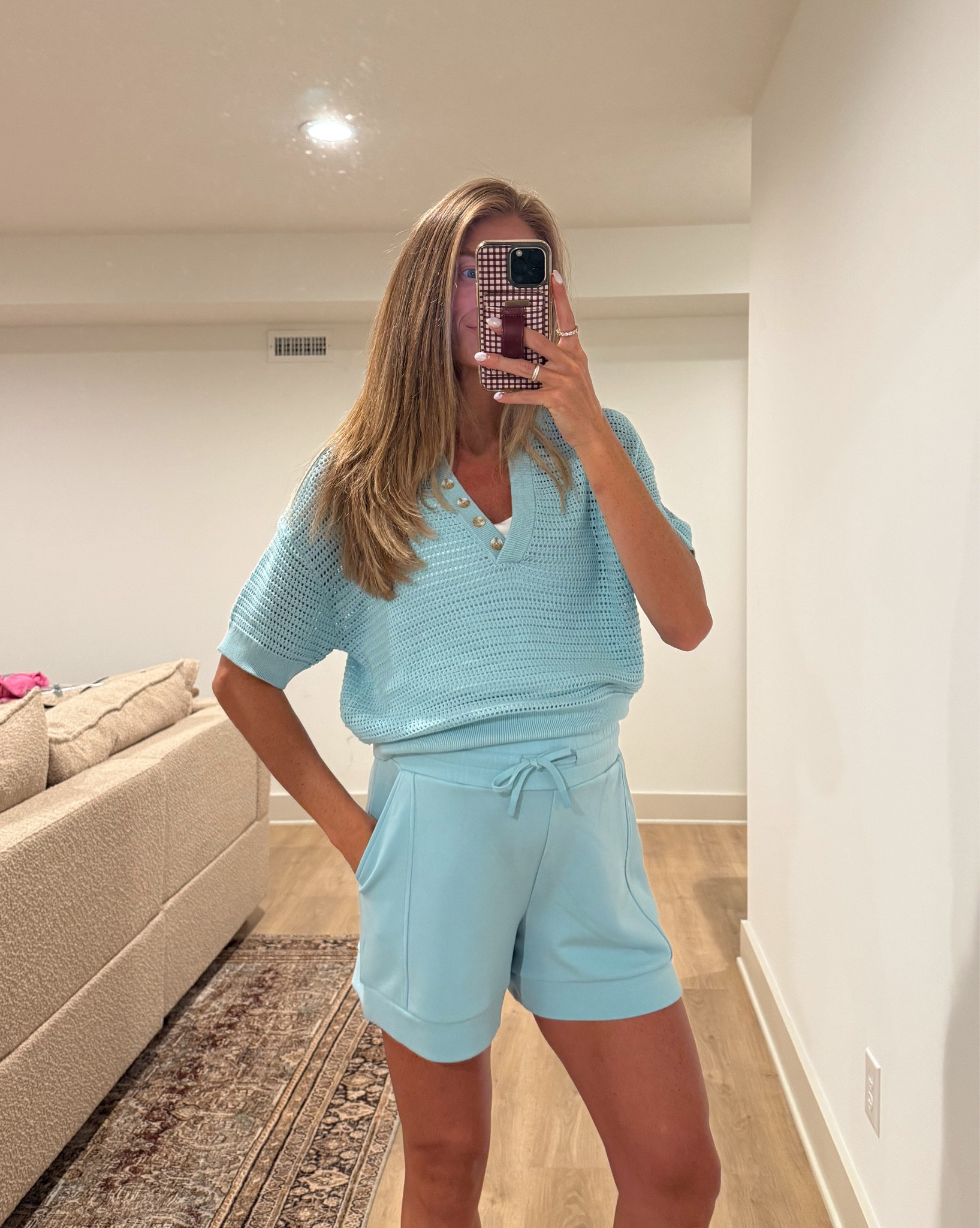 The cutest lounge set that is bump friendly from @Varley Loving their new spring arrivals. My usual medium in top and bottoms (bottoms have a lot of stretch but plan your size accordingly if you are pregnant )

#LTKmomlife #LTKBump