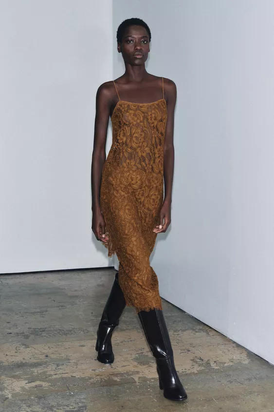 LACE MIDI SKIRT ZW COLLECTION LIMITED EDITION | Zara US