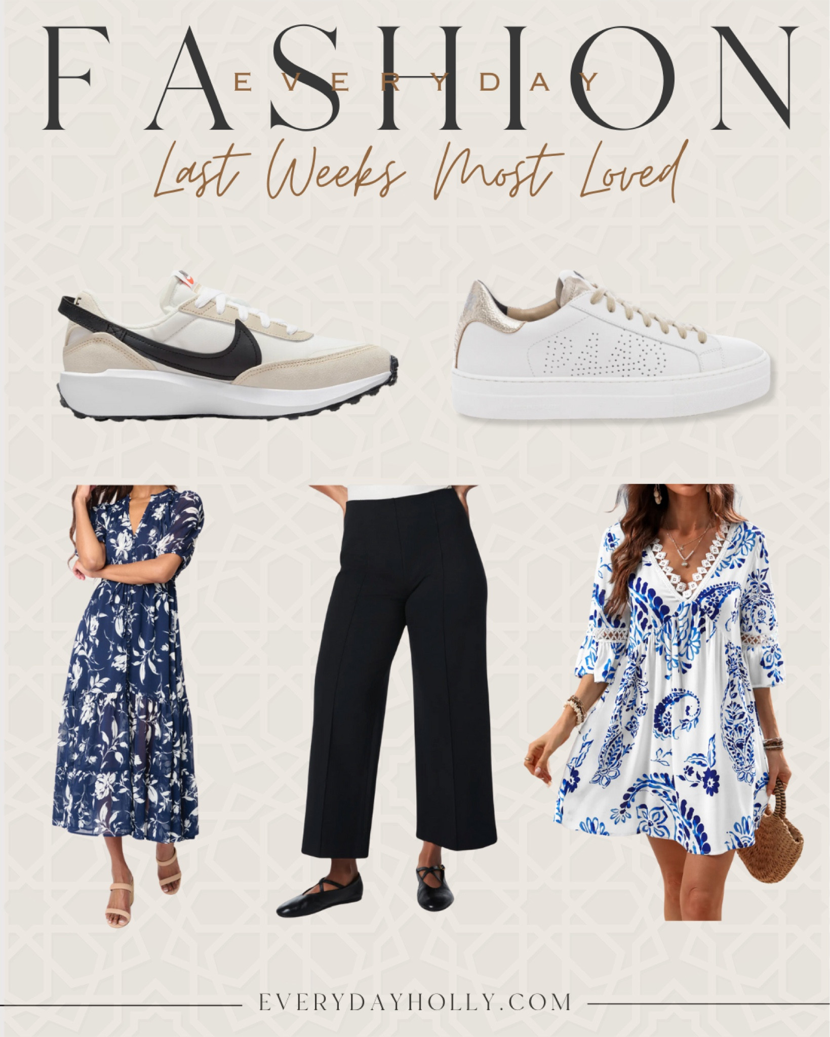Trending Fashion Finds 

Summer  vacation dresses  print dress  cruise dresses  beach dress  everyday shoes  Nike shoes  platform sneakers  petite fashion  EverydayHolly 

#LTKshoecrush #LTKstyletip #LTKSeasonal
