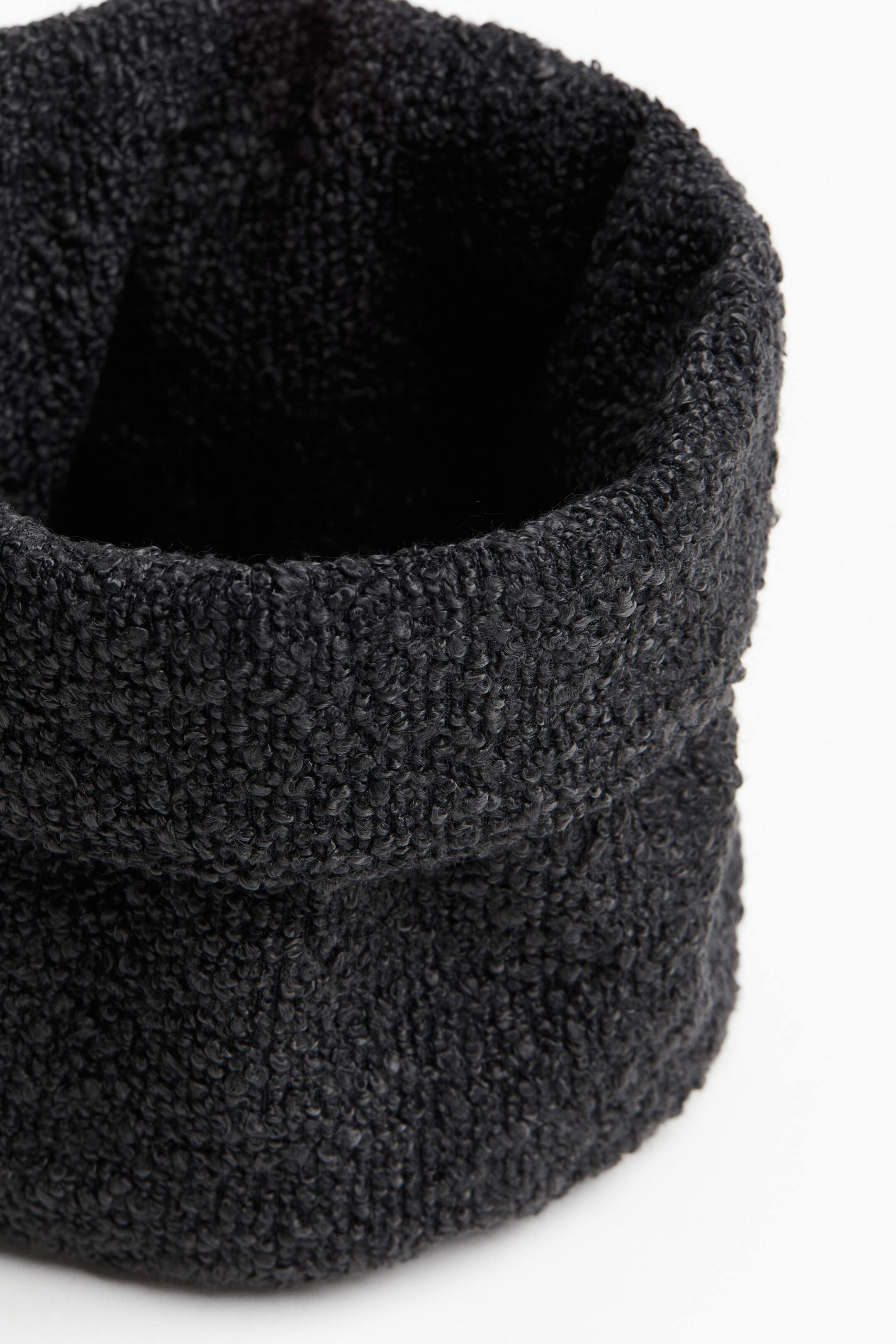 Small Bouclé Storage Basket | H&M (US + CA)