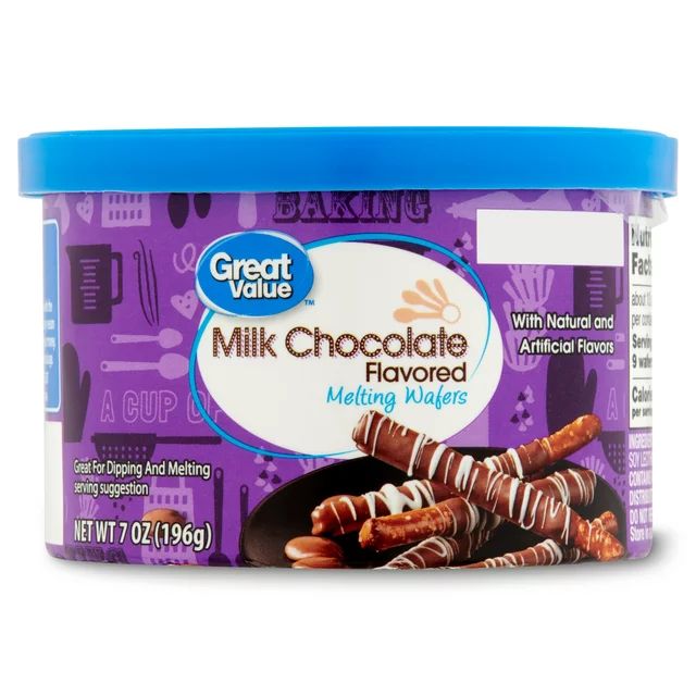 Great Value Milk Chocolate Flavored Melting Wafer, 7 oz | Walmart (US)