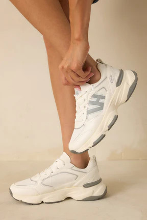 Vintage Havana Dash 10 Grey Sneakers | Red Dress