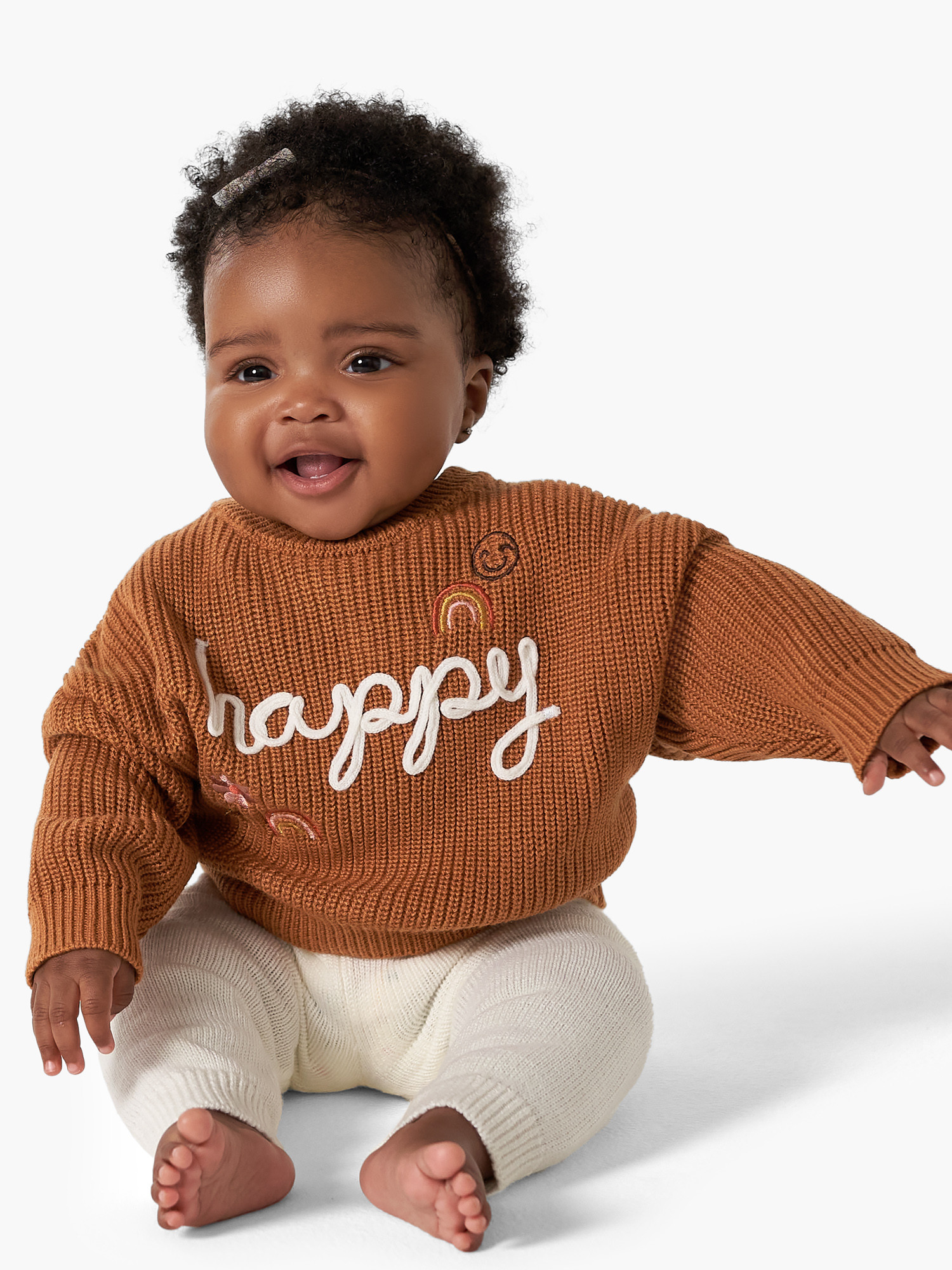 Modern Moments By Gerber Baby Girl Matching Sister Sweater, Sizes 0/3M-18M - Walmart.com | Walmart (US)