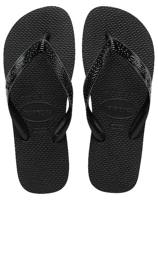 Top Flip Flop in Black | Revolve Clothing (Global)