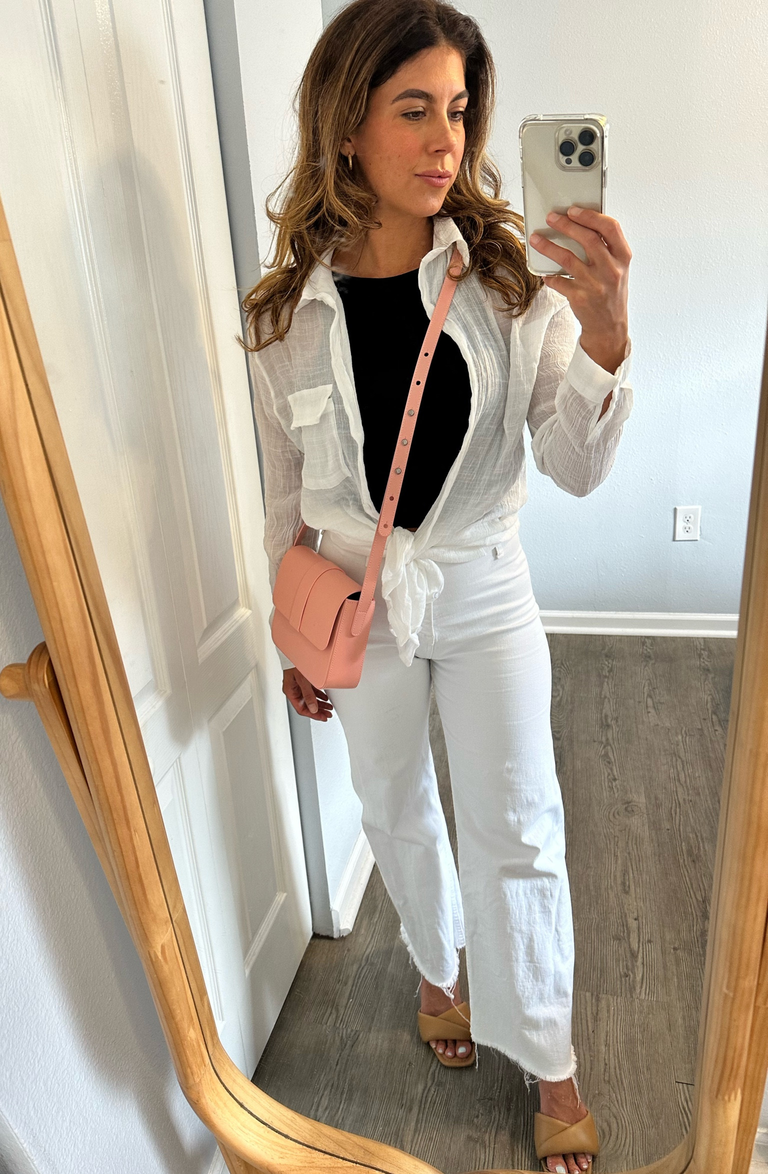Almost all white to look summer fresh! This gauzy button up is still putting in overtime for me- it’s been such a great find but does shrink in the dryer- I will definitely hang dry it next time! 

#LTKSeasonal #LTKstyletip #LTKunder50