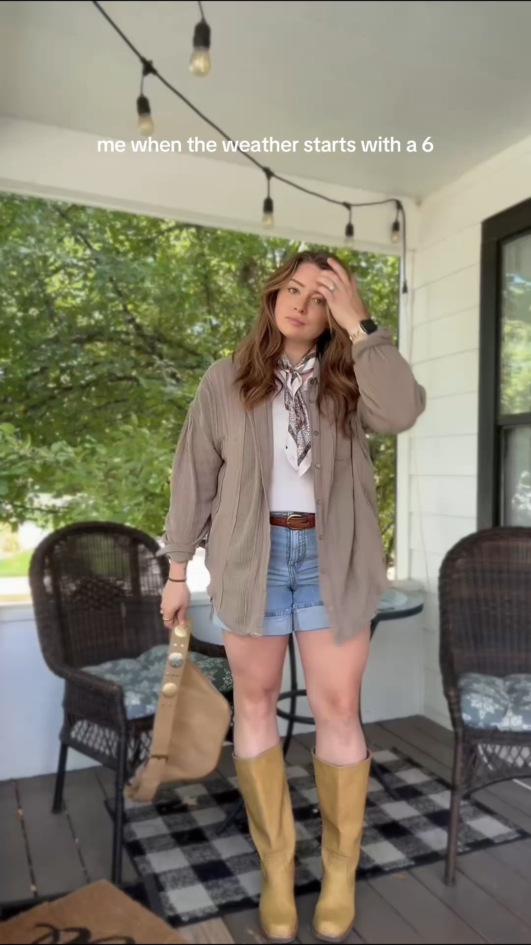 Happy October 1st 🎃 the weather is (finally) cooling down, and it’s time for some fall layers. Also if you haven’t gotten these Frye boots yet… this is your sign. Thank me later. You’ll love them.

#LTKStyleTip #LTKSeasonal