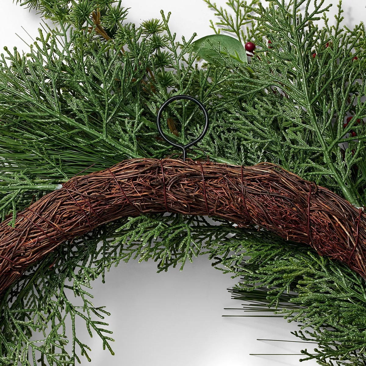 Red and Green Holiday Wreath - Threshold™ designed with Studio McGee | Target