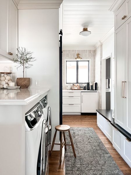 Laundry rooms can be pretty too! Mudroom inspiration, mudroom decor, glass canister with lid 

#LTKstyletip #LTKhome #LTKFind