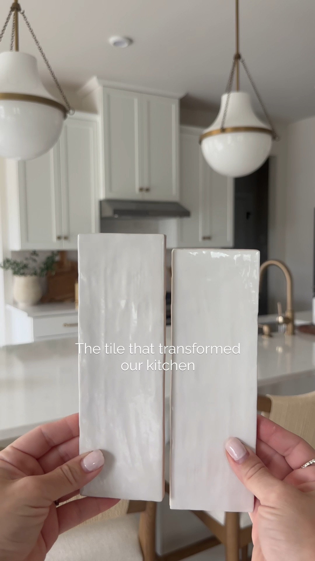 The tile that transformed our kitchen 
#tile #backsplash #backsplash 