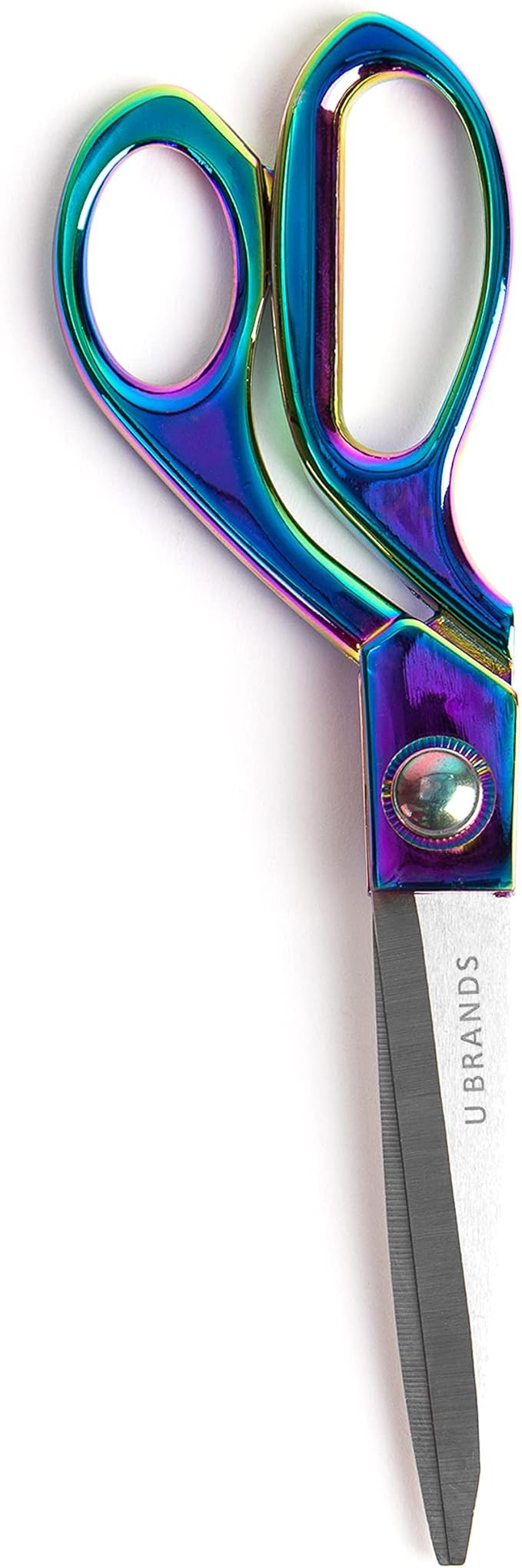 U Brands Iridescent Shear Scissors, Office Supplies, 8”, 1 Count | Amazon (US)