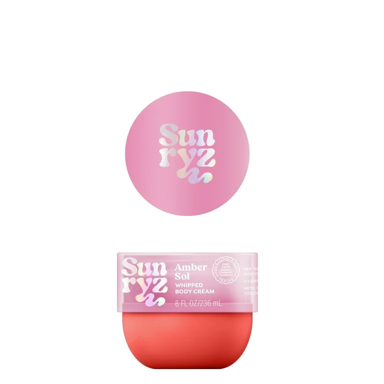 Sunryz Amber Sol Whipped Body Cream, 8 oz | Walmart (US)
