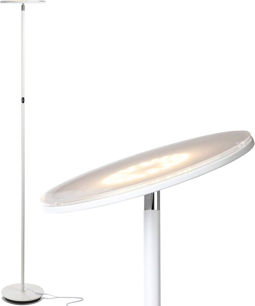 Brightech Sky LED Torchiere Super Bright Floor Lamp - Contemporary, High Lumen Light for Living R... | Amazon (US)