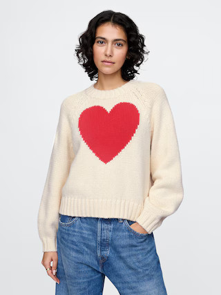 Relaxed Balloon-Sleeve Sweater | Gap (US)