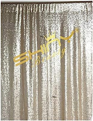 Champagne-Sequin Photo Backdrop-4FTX6FT Wedding Photo Booth, Photography Background | Amazon (US)