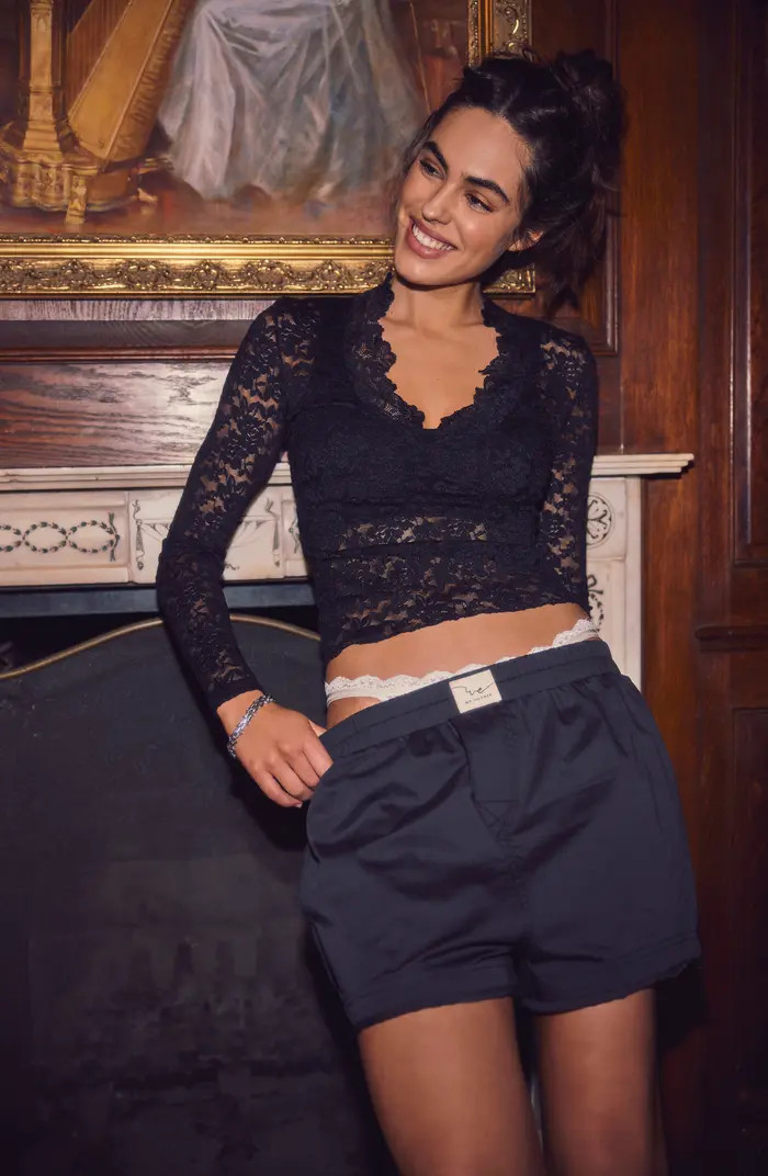 All Day Lace Crop Top | Nordstrom