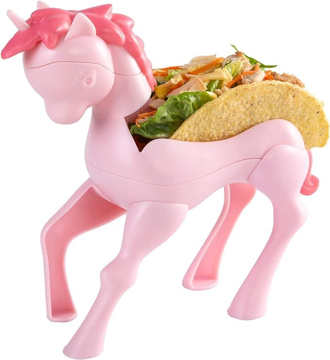 Hikfly Taco Holder Kids, Unicorn Taco Stand, Holds 2 Taco, Fun Dining Best Party Decor Gift for C... | Amazon (US)