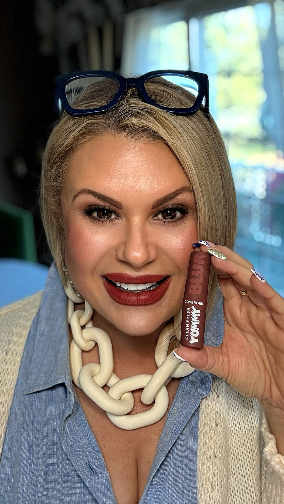 Fall is right around the corner and it is time to spice up the make up shades. I am literally obsessed with these cover girl yummy blur lipsticks. They blur out all of the wrinkles and lines in your lips perfect for mature girls. I am wearing number 180 in honey blur. These feel like nothing on your lips and wear for hours. No plumping whatsoever.

#LTKSeasonal #LTKBeauty #LTKOver40