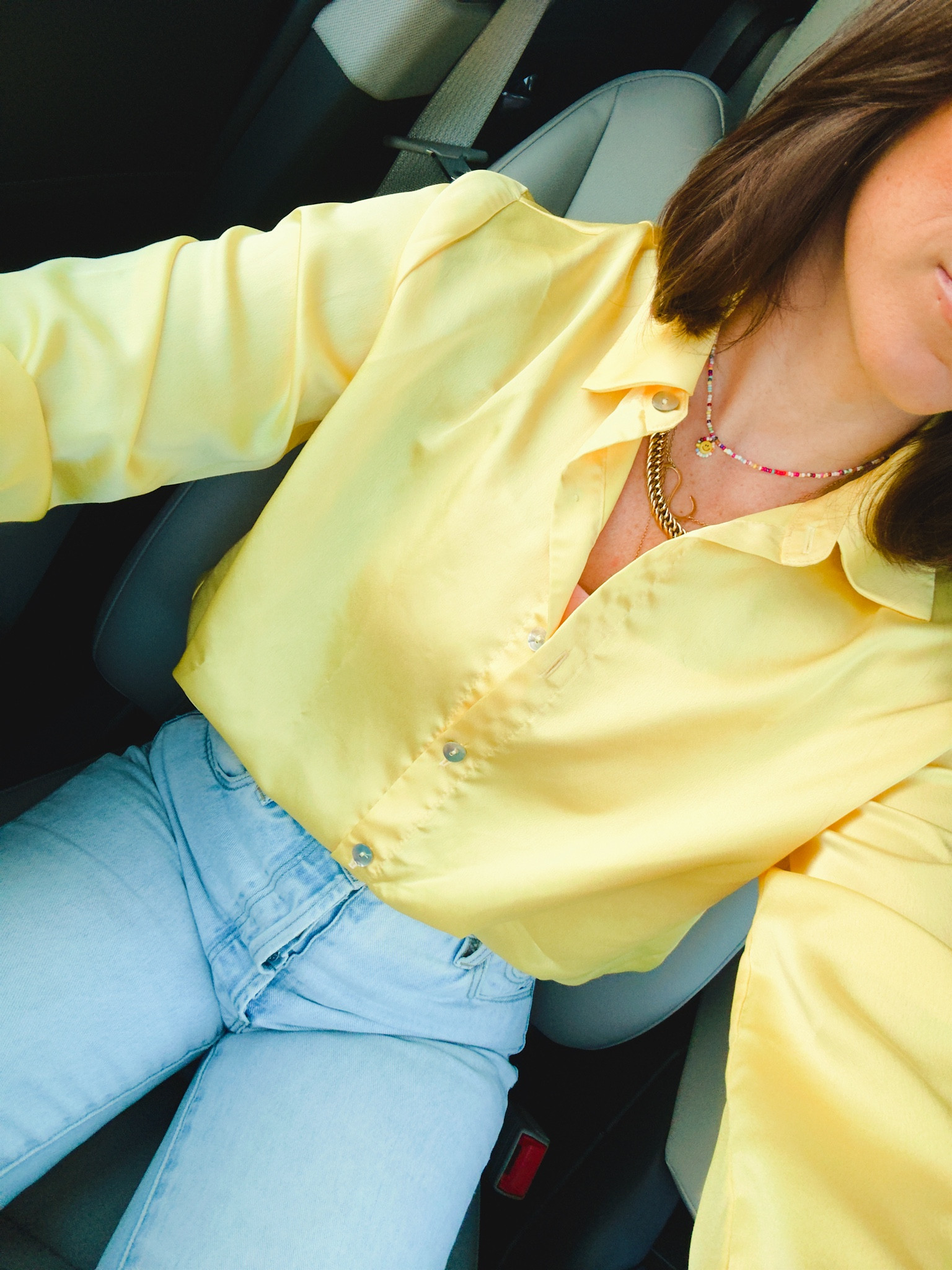 Yellow is THAT color for spring 🍯 runs tts and is so buttery soft  

#LTKworkwear #LTKSeasonal #LTKstyletip