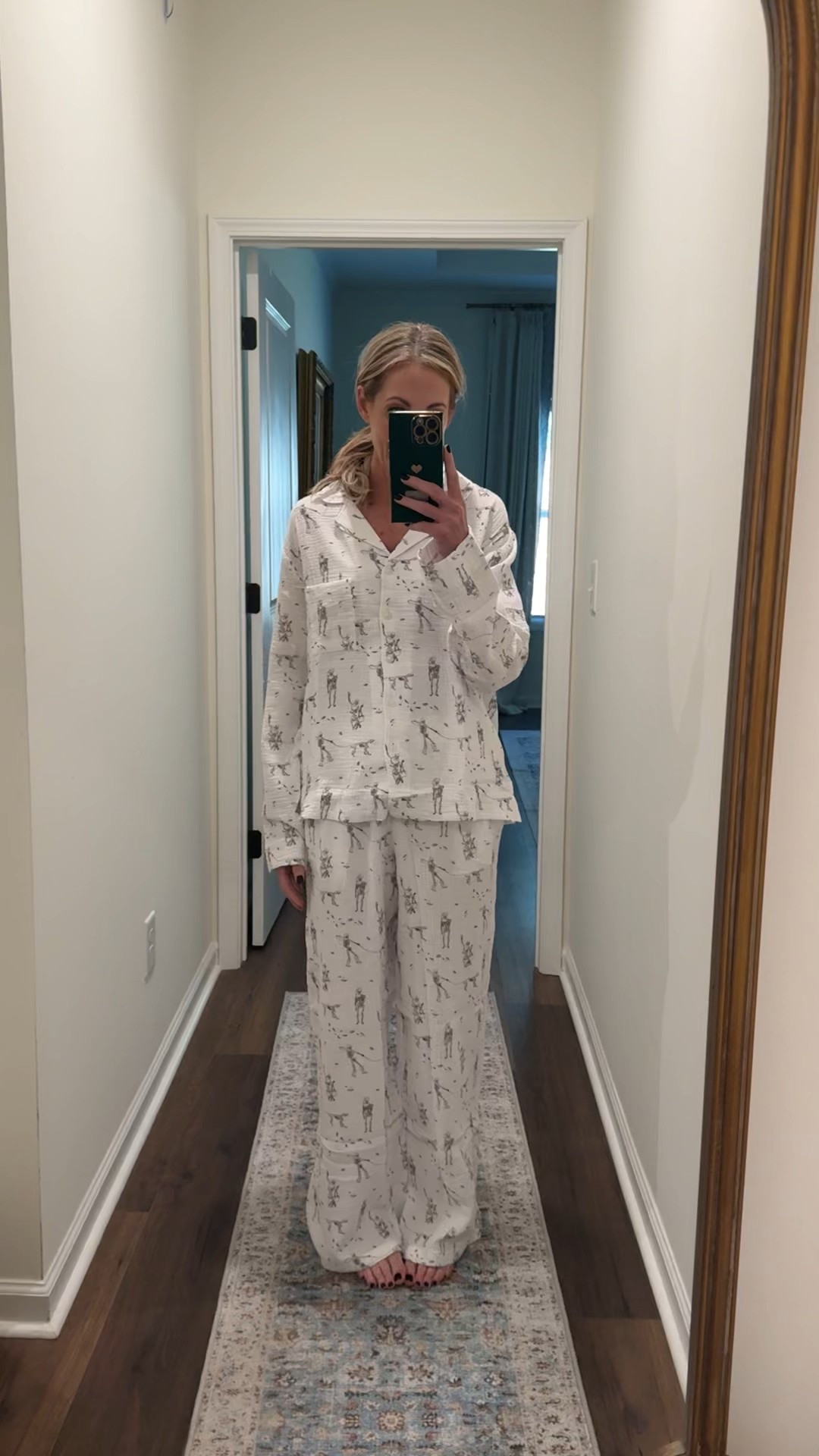 These online exclusive Halloween cotton gauze PJ set is breezy and lightweight so perfect for ringing in the spooky season, I am wearing a size small - grab these and your other online exclusive favorites and remember there is a stackable code through the online LTK app 

#LTKHalloween #LTKSeasonal #LTKFallSale