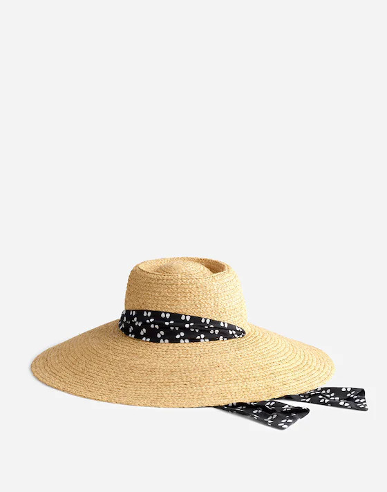 Scarf Straw Hat | Madewell