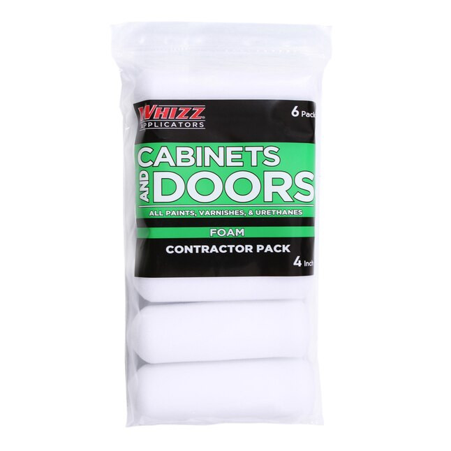 WHIZZ Cabinet and Door 6-Pack 4-in Nap Mini Foam Paint Roller Cover | Lowe's
